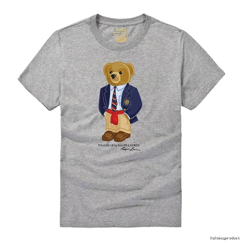 Ralph Lauren Polo Teddy Bear Ash Grey T-shirt