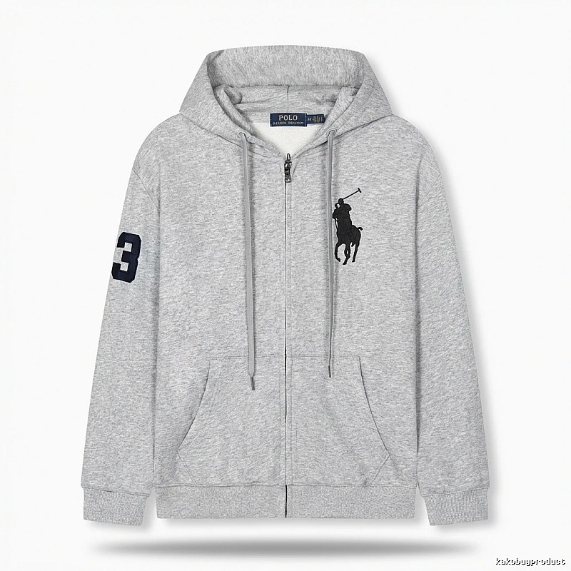 Ralph Lauren sporty grey hoodie
