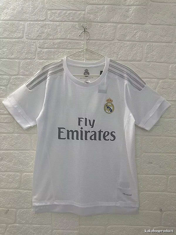 Real Madrid Classic Retro Teka soccer jersey White Retro Football with Travel-Friendly Style
