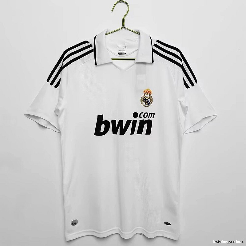 Real Madrid Patterned Retro Teka soccer jersey White Retro Football with Polished Detail
