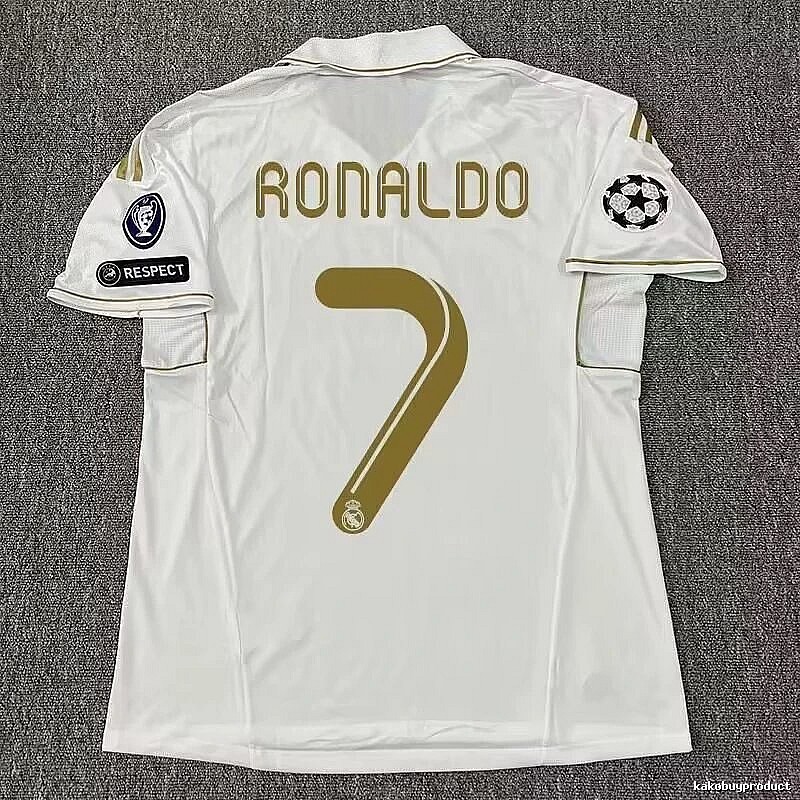Real Madrid Urban Retro Teka soccer jersey White Retro Football with Casual Appeal