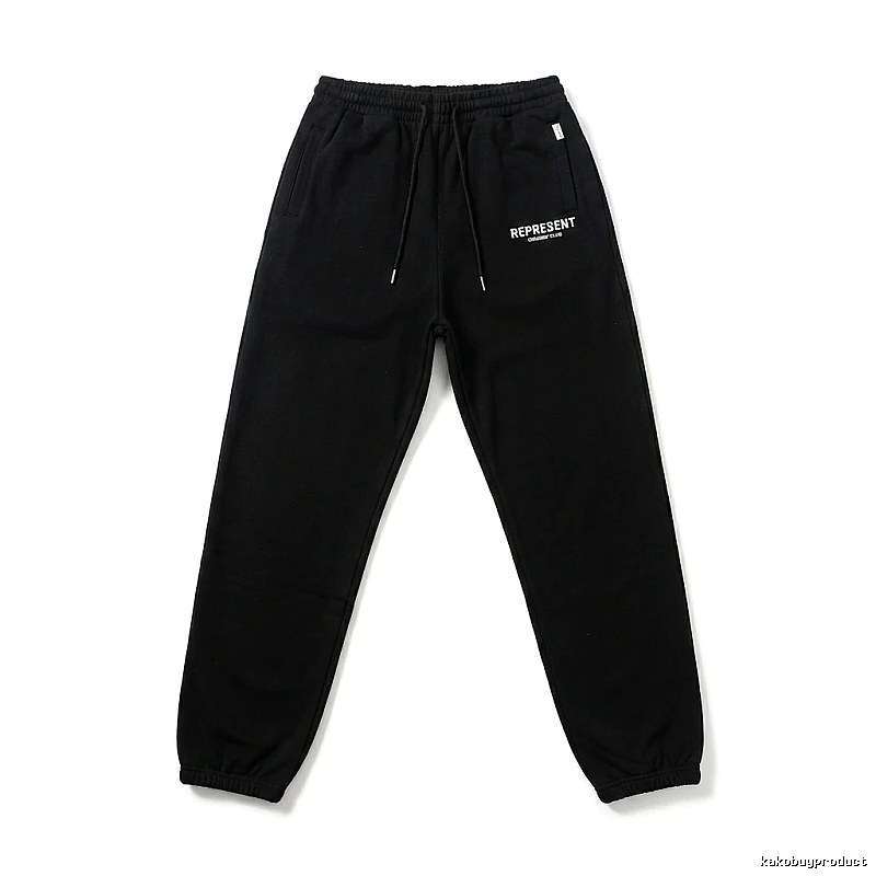 Represent Basic Style Casual Black Sweatpants