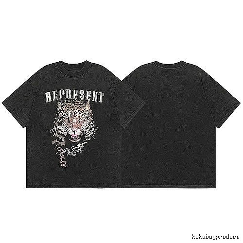 Represent Black Style 821 Owners Club T-Shirt Soft Neutral Logo