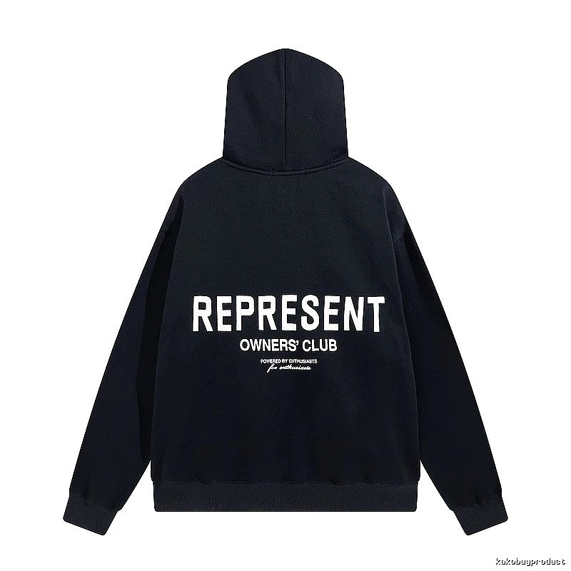 Represent Classic Owners Club hoodie Navy Large Represent for Daily Styling