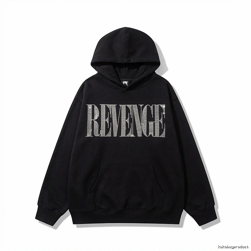 Revenge Letter Wind Black Hoodie