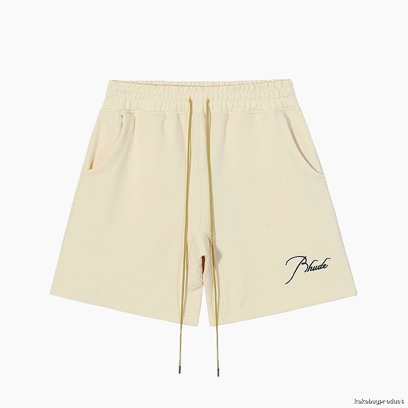 RHUDE Casual Style Beige Shorts