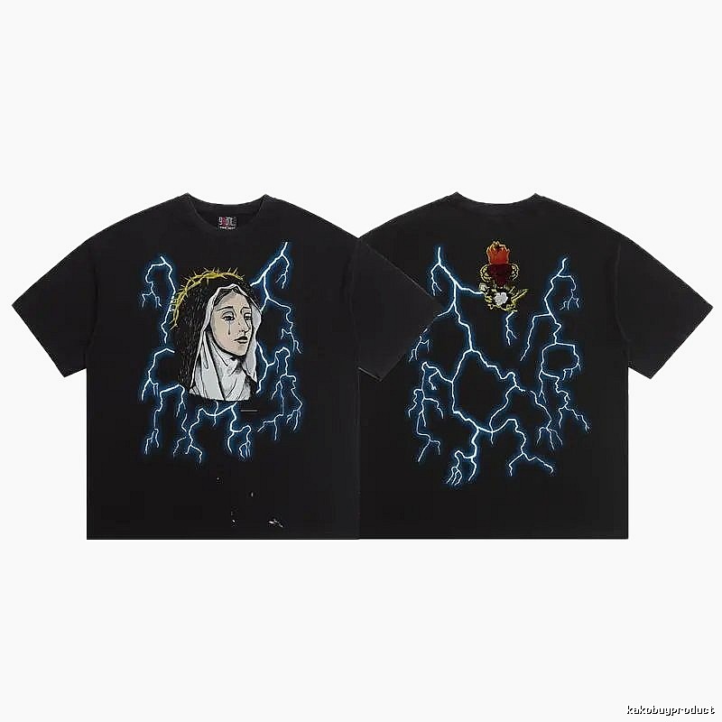 SAINT Our Lady of Lightning High Street Style Black T-Shirt