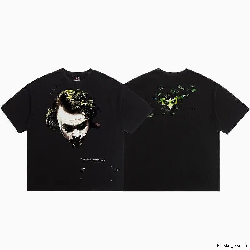 SAINT x Joker Co-branded Vintage Black T-Shirt