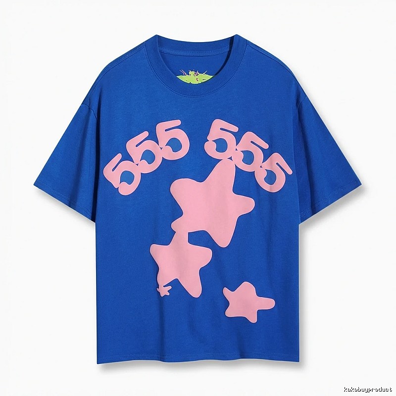 Sp5der Star Series Blue T-shirt