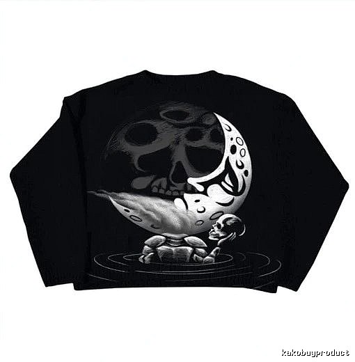 Sport Anime graphic sweater Black Knit Top for Warm Weather