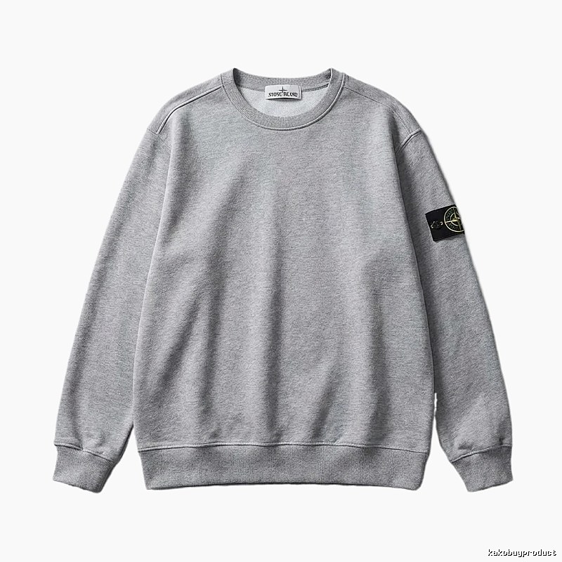 Stone Island basic grey sweatshirt