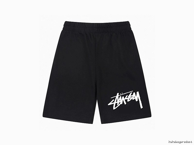 Stussy basic black shorts