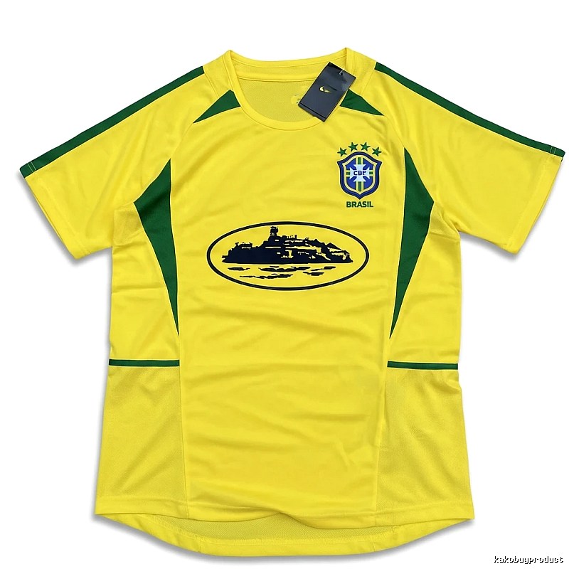 Stussy Brazilian-style yellow-green T-shirt