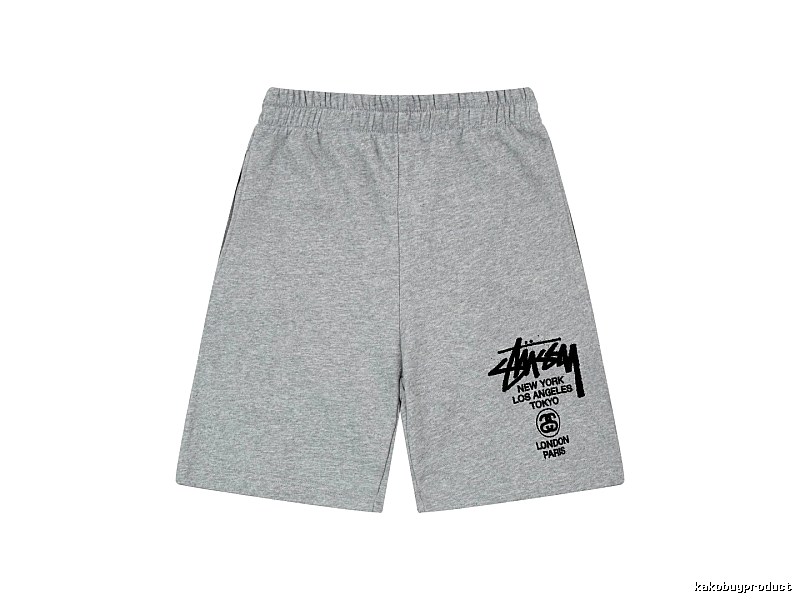 Stussy classic casual gray shorts