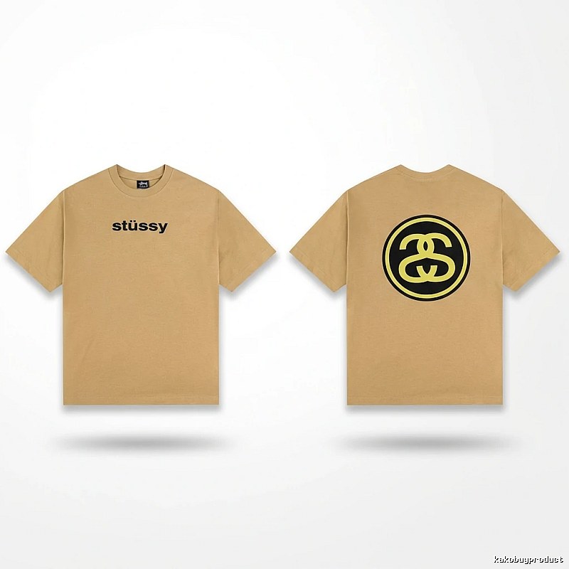 Stussy classic khaki short-sleeve