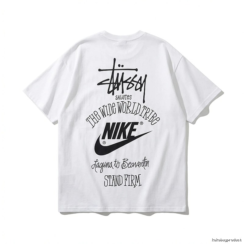 Stussy Co-branded Simple White T-shirt