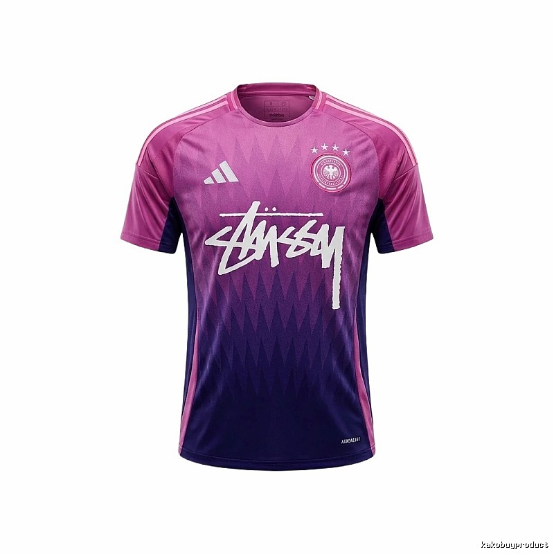 Stussy Gradient Style Pink-Purple T-shirt
