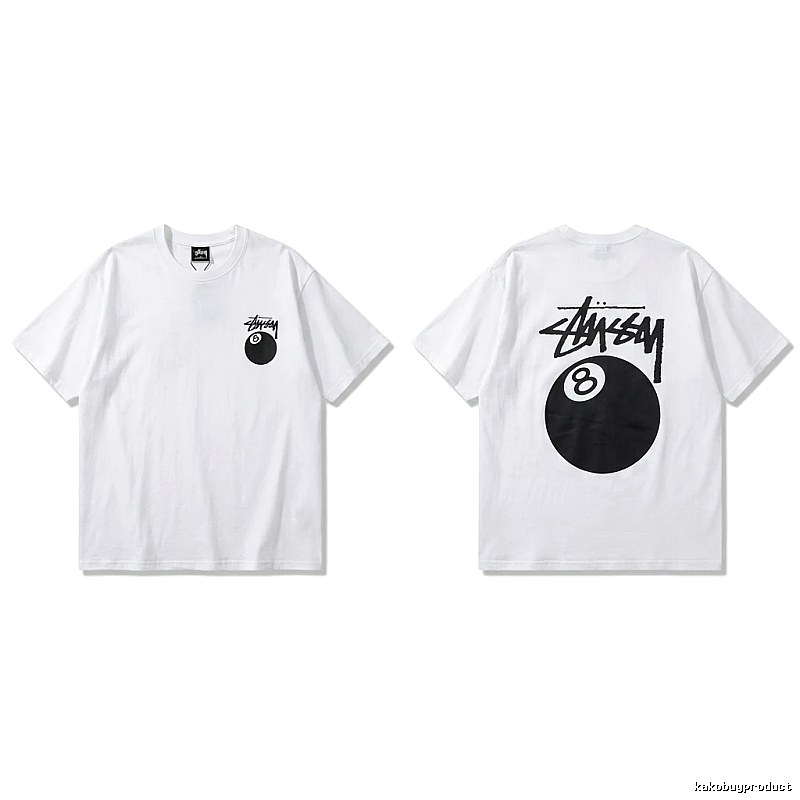Stussy trendy style white T-shirt