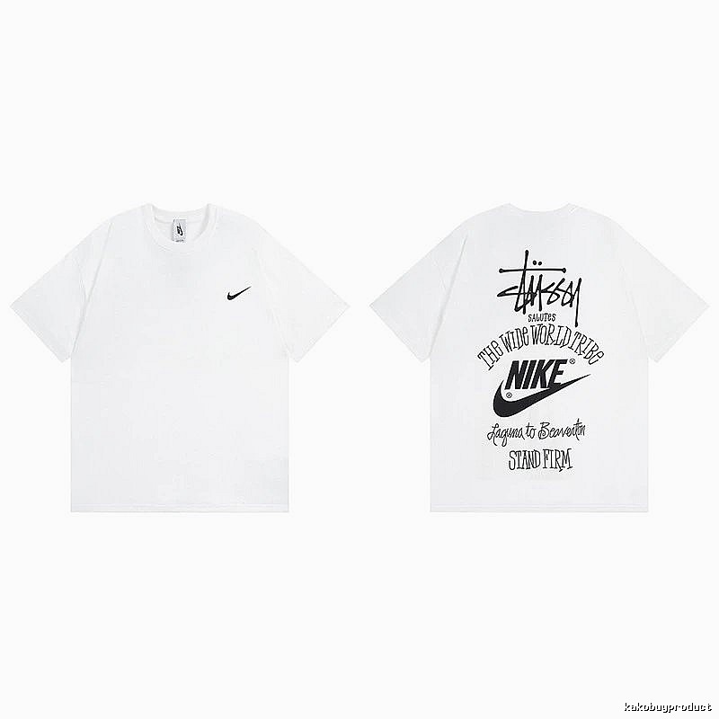 Stussy White Spider Graphic T-Shirt Poolside Style Logo