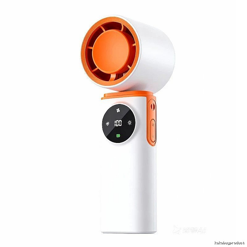 Summer Handheld Cooling Fan For Compact Cooling White Basic Version