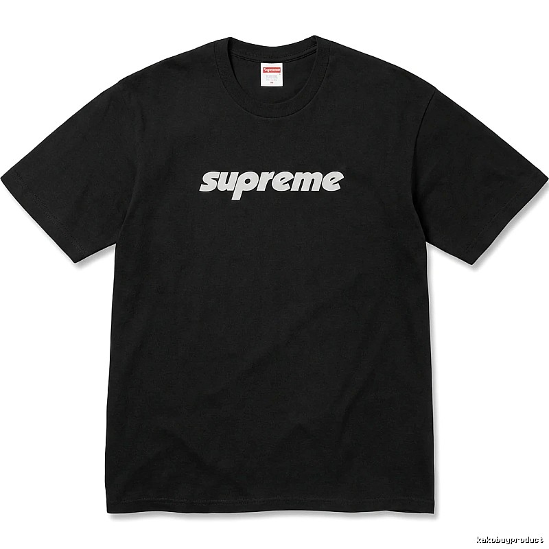 Supreme basic simple black T-shirt
