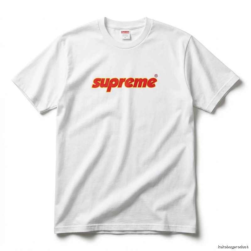 Supreme basic simple white T-shirt