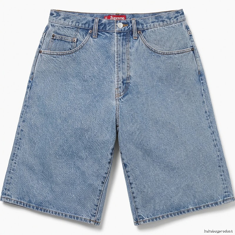 Supreme classic denim blue shorts