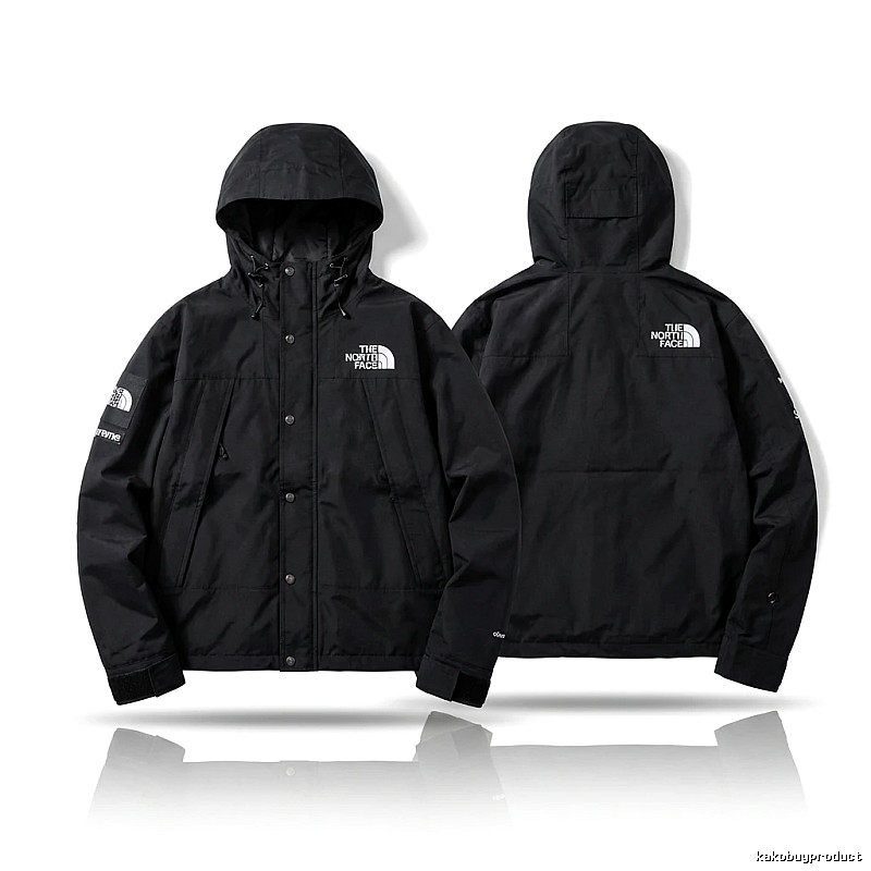 Supreme co-branded black windbreaker