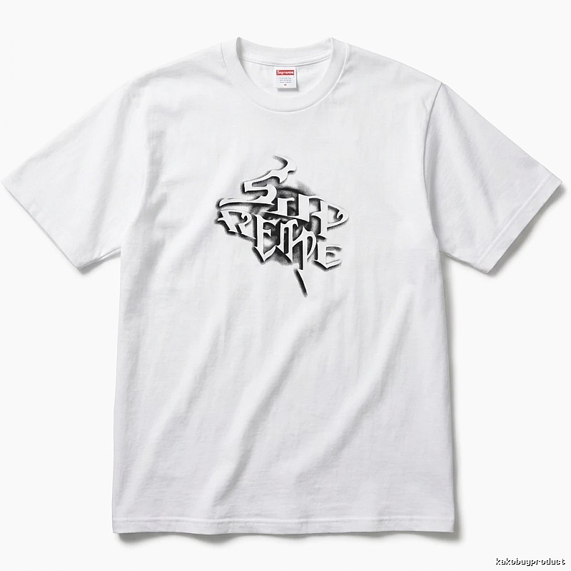 Supreme Gothic Style White T-shirt