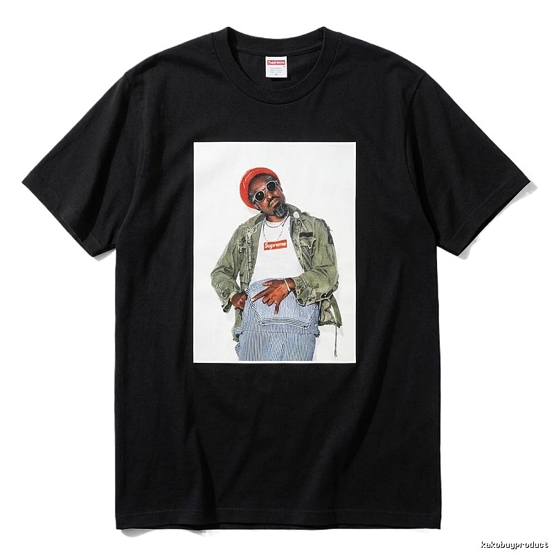 Supreme Portrait Style Black T-shirt