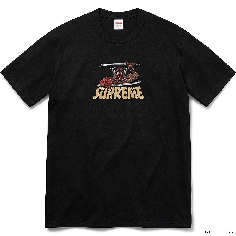 Supreme Samurai-style Black T-shirt