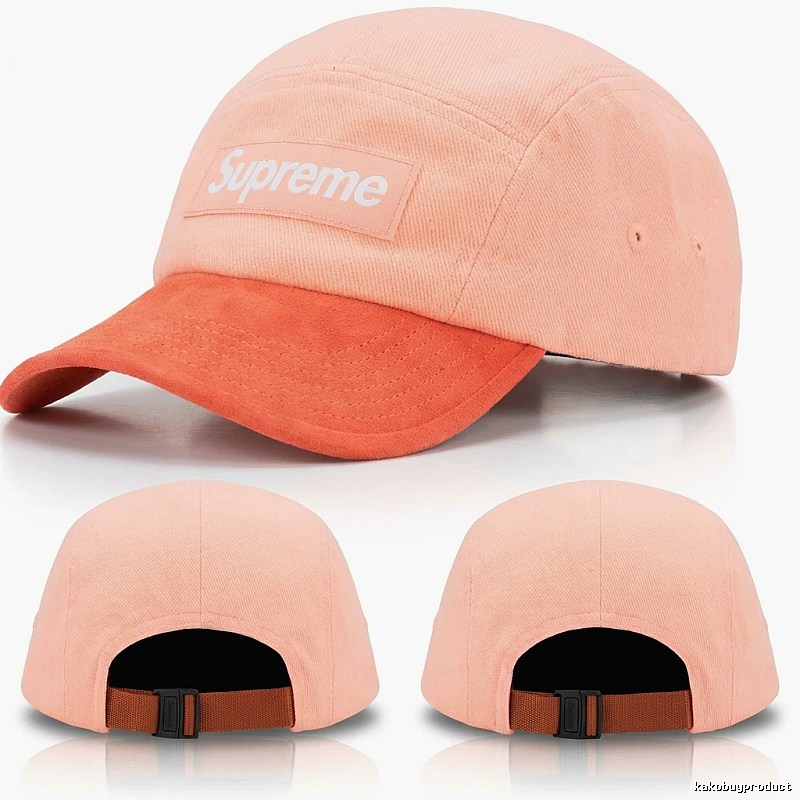Supreme Stitching Trendy Brand Style Pink Hat