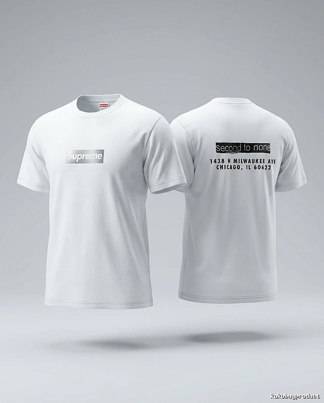 Supreme trendy and cool style white T-shirt