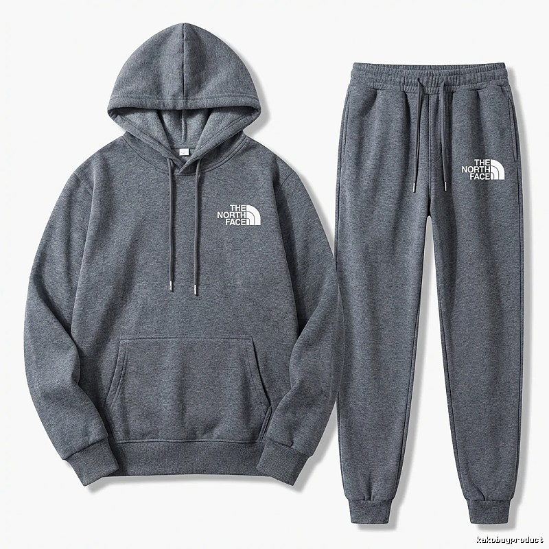 The North Face Simple Gray Sportswear Set