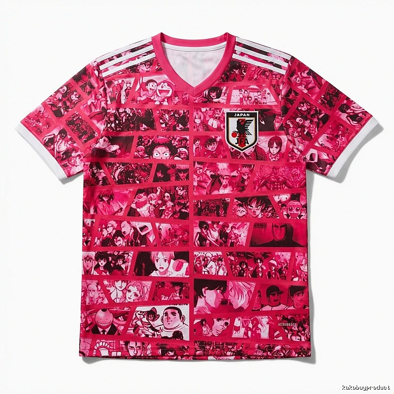 Tokyo Ghoul anime-style red short-sleeve