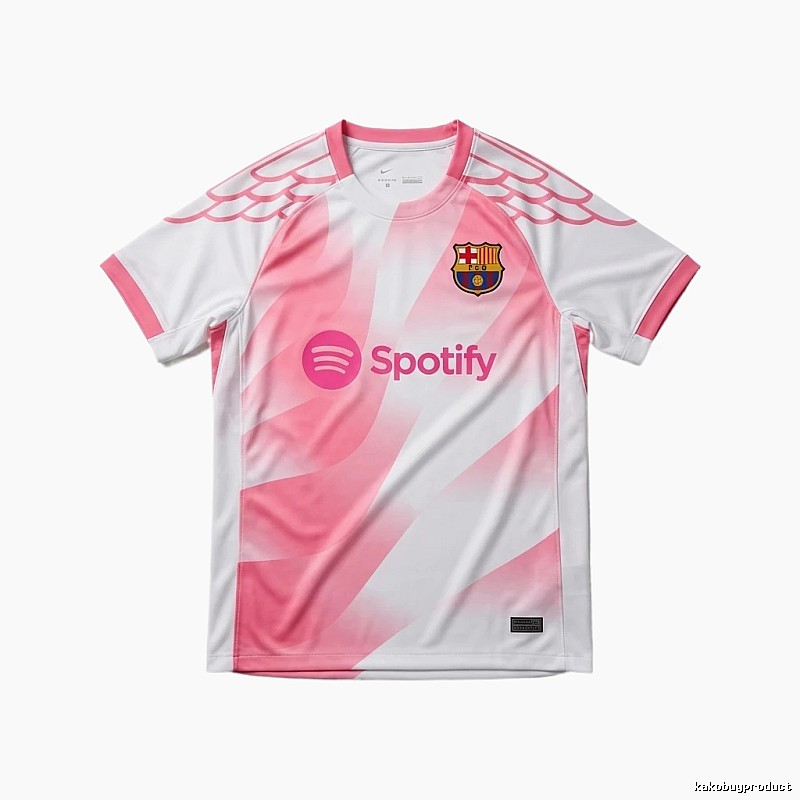 Tokyo Ghoul - style pink and white jersey of Barcelona