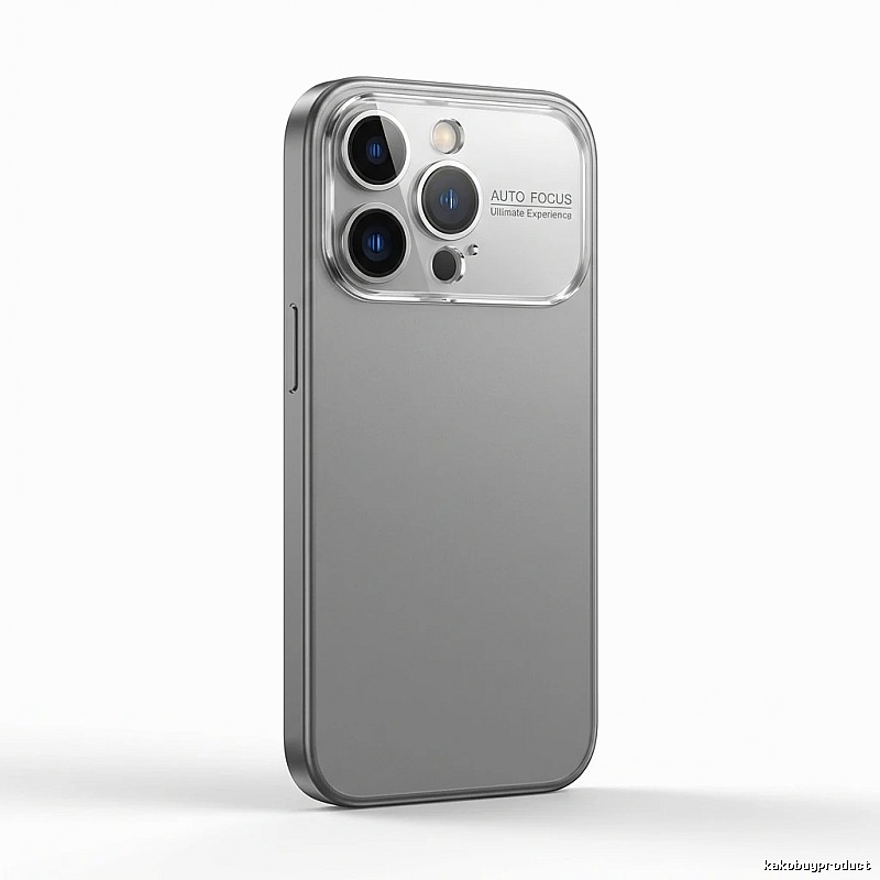 Transparent Gray Trendy Brand Phone Case for iPhone