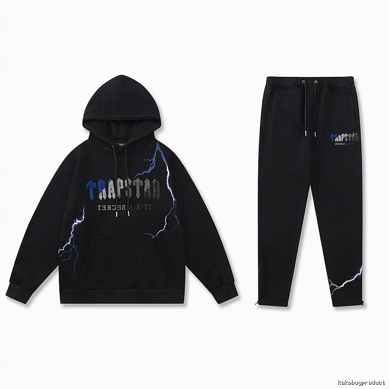 Trapstar Lightning Trendy Cool Black Suit