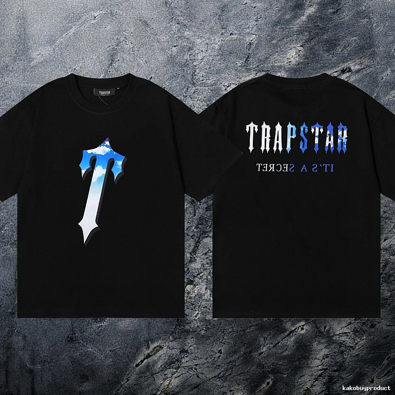 Trapstar Logo Detail Keys graphic T-shirt Black White Key with Functional Detail