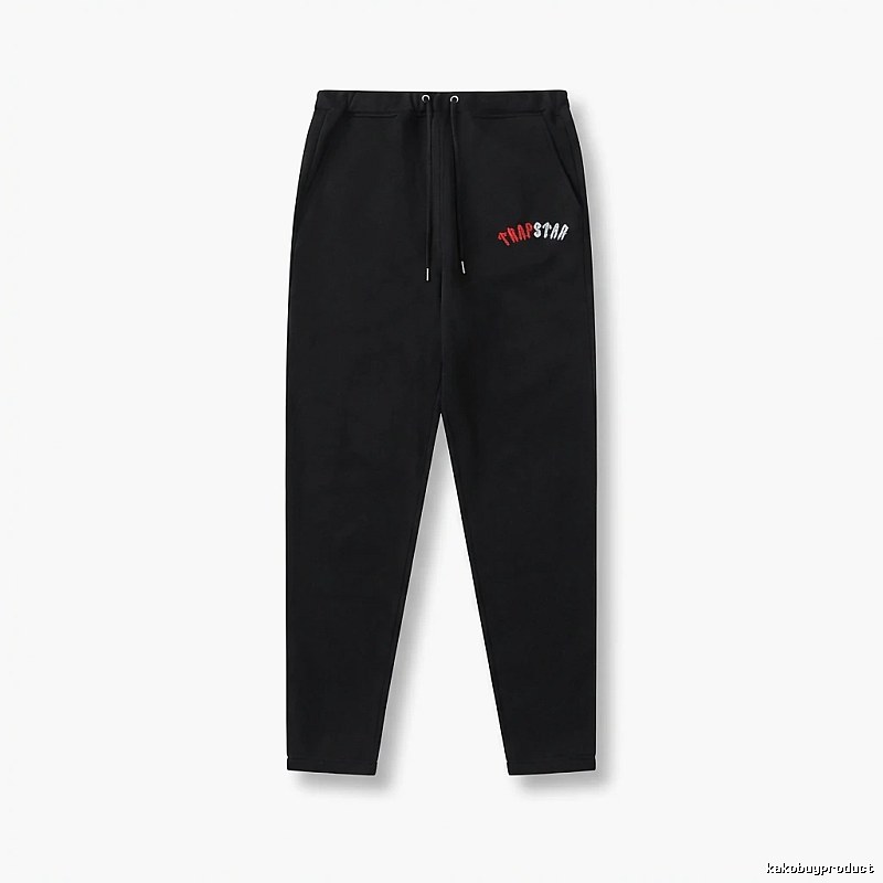 Trapstar minimalist style black sweatpants