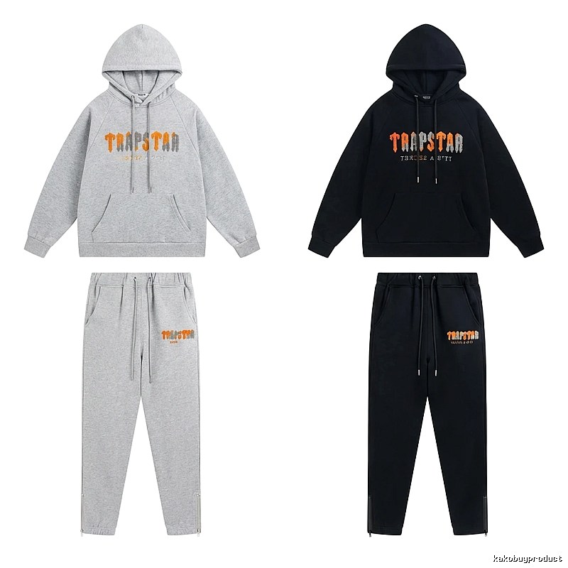 Trapstar Printed Streetwear Set (Grey/Black)