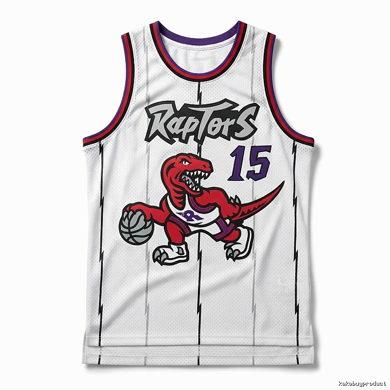Vince Carter's white jersey of the Raptors team.