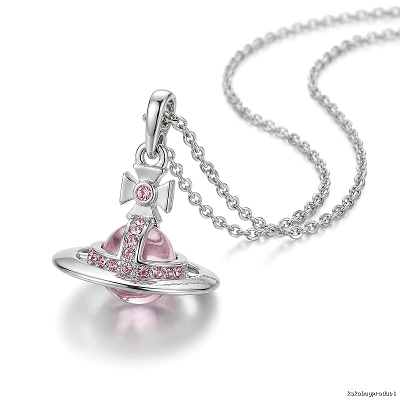 Vivienne Westwood Saturn series silver necklace