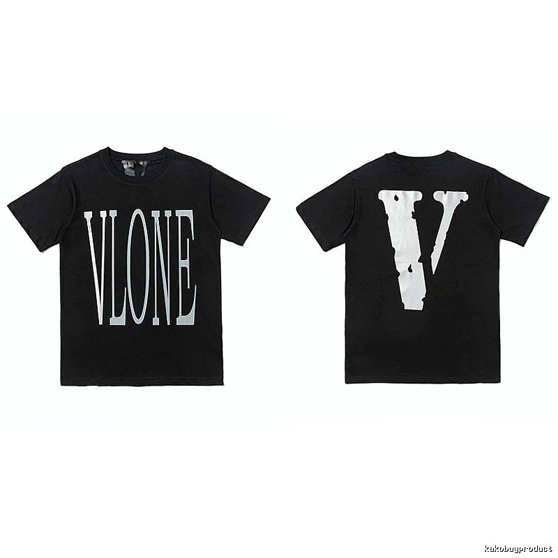 Vlone Compact Logo T-shirt Black Purple Vlone for Sport-Inspired Styling