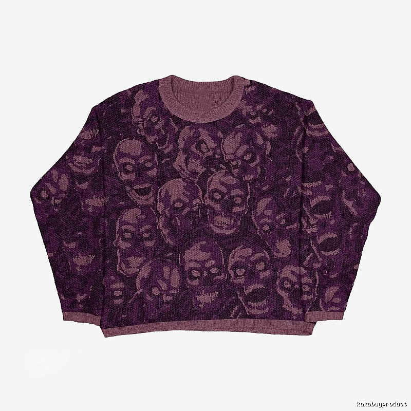 Weekend Anime graphic sweater Black Knit Top for Seasonal Looks