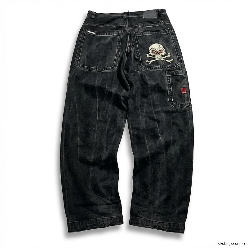 Y2K Dark Trendy Cool Denim Long Pants
