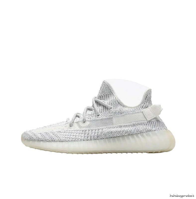 Yeezy 350 minimalist style white shoes