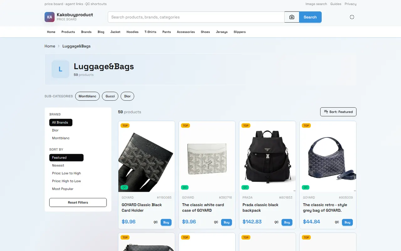 kakobuy Daypack Comparison Guide visual guide for kakobuy